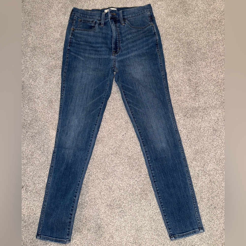 Madewell Blue Skinny Jeans Sleek Fit